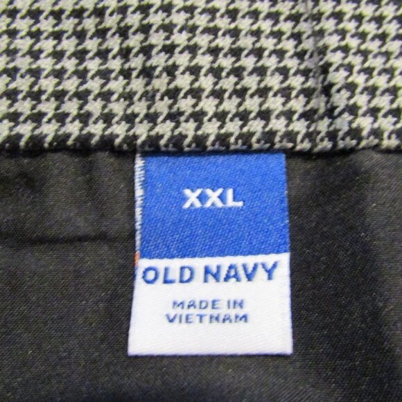 Old Navy Heritage Mini Lined Houndstooth Skirt Grey/Black XXL NWOT - Picture 3 of 4